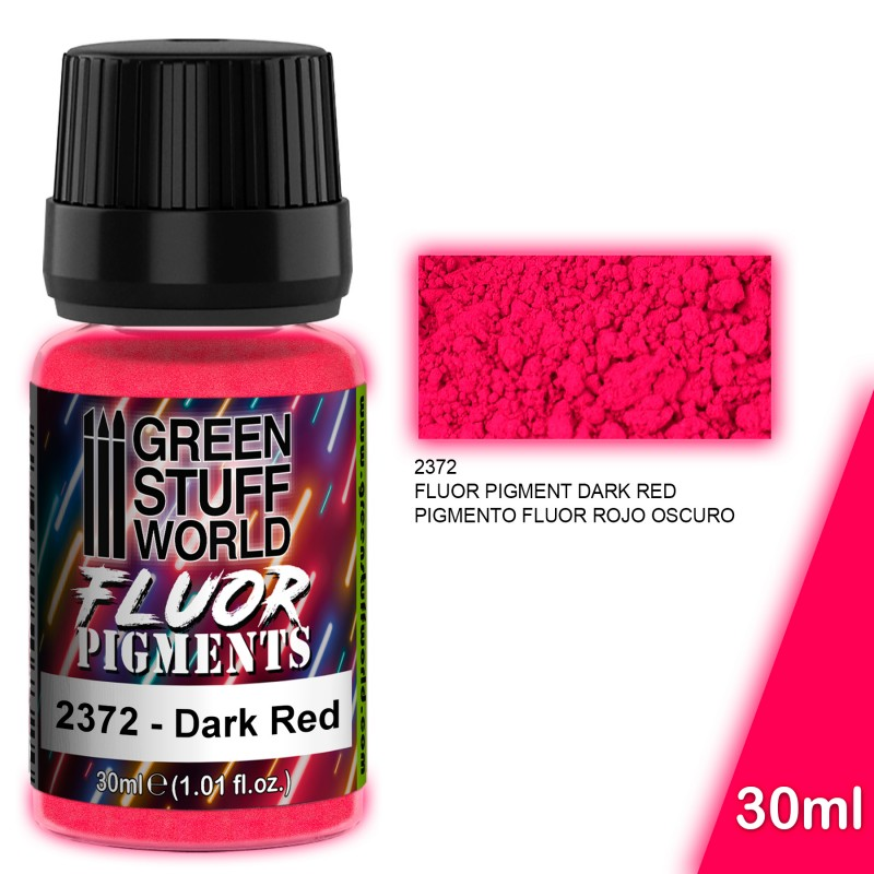 Green Stuff World - Paints - Pigment - Fluor Dark Red
