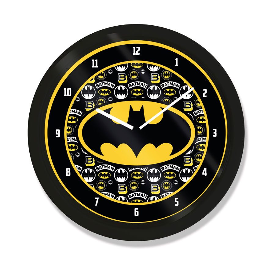 Batman Wall Clock Logo