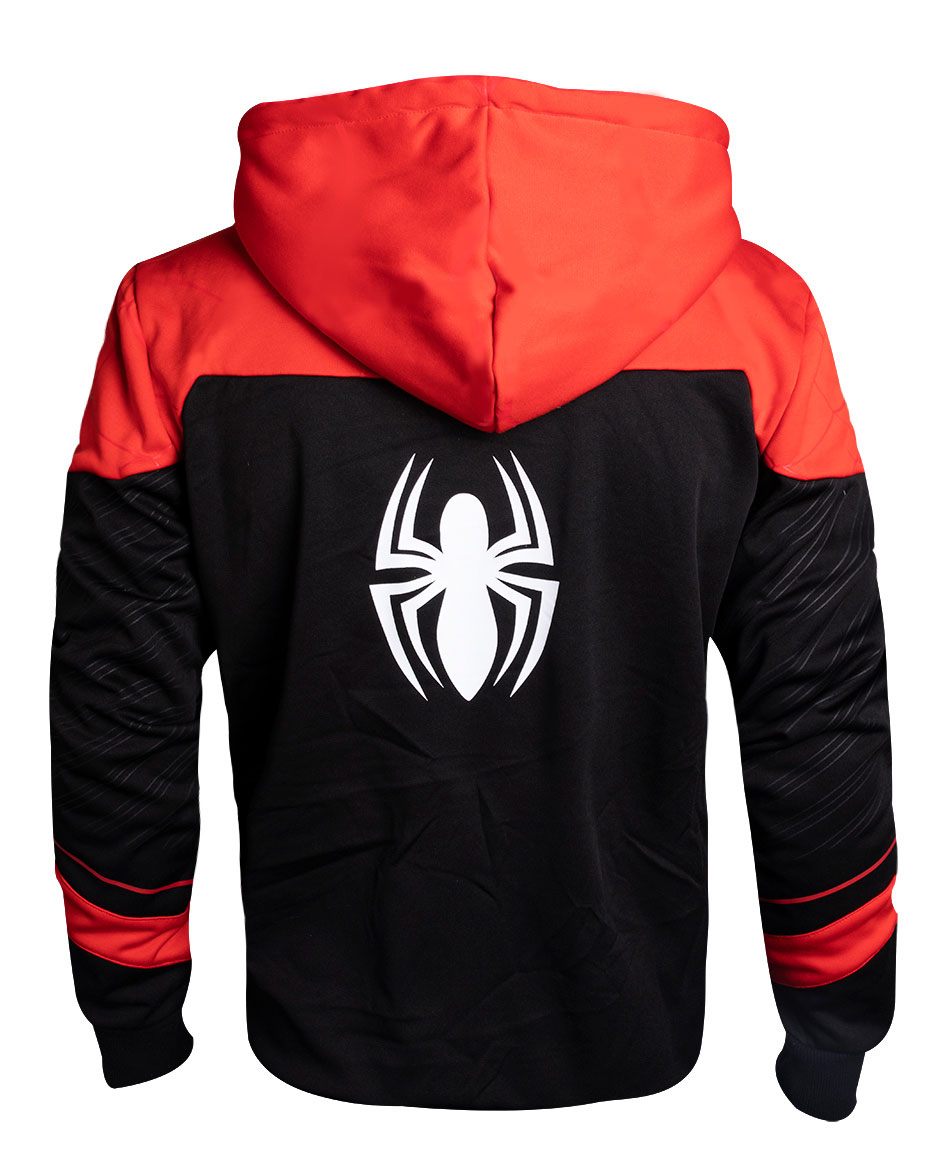 Spider-Man Hooded Sweater Red & Black Outfit