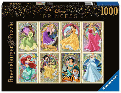 Disney Princess Puzzle Art Nouveau Princesses (1000 pieces)